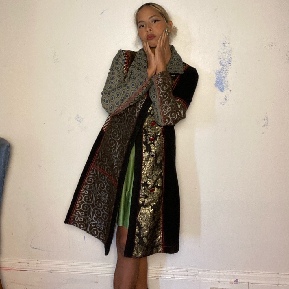 Desigual liberation magic long coat from France✨ - Picture 4 of 8
